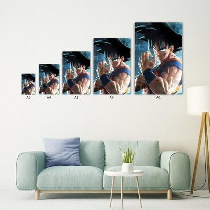 Goku Unbreakable Metal Poster