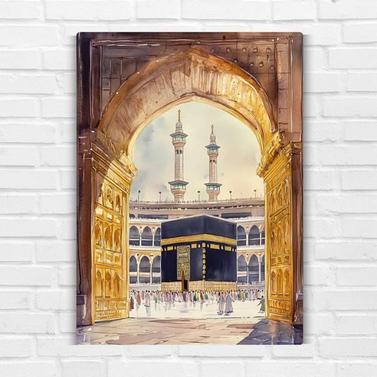 Holy Kaaba Metal Poster