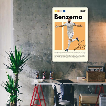 Benzema Metal Poster
