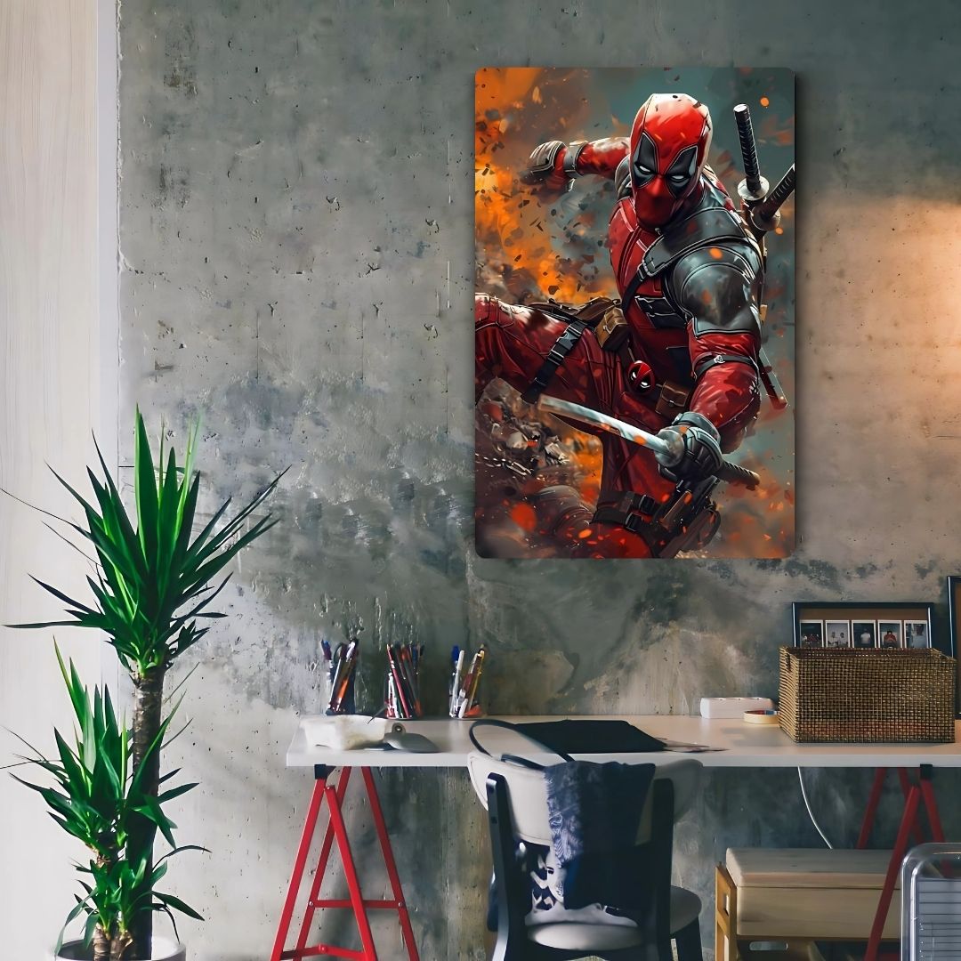 Deadpool Metal Poster