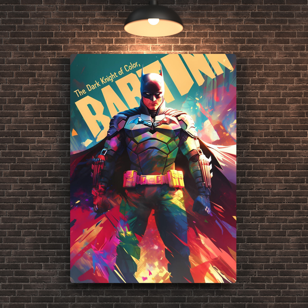 Batman Comic Metal Poster
