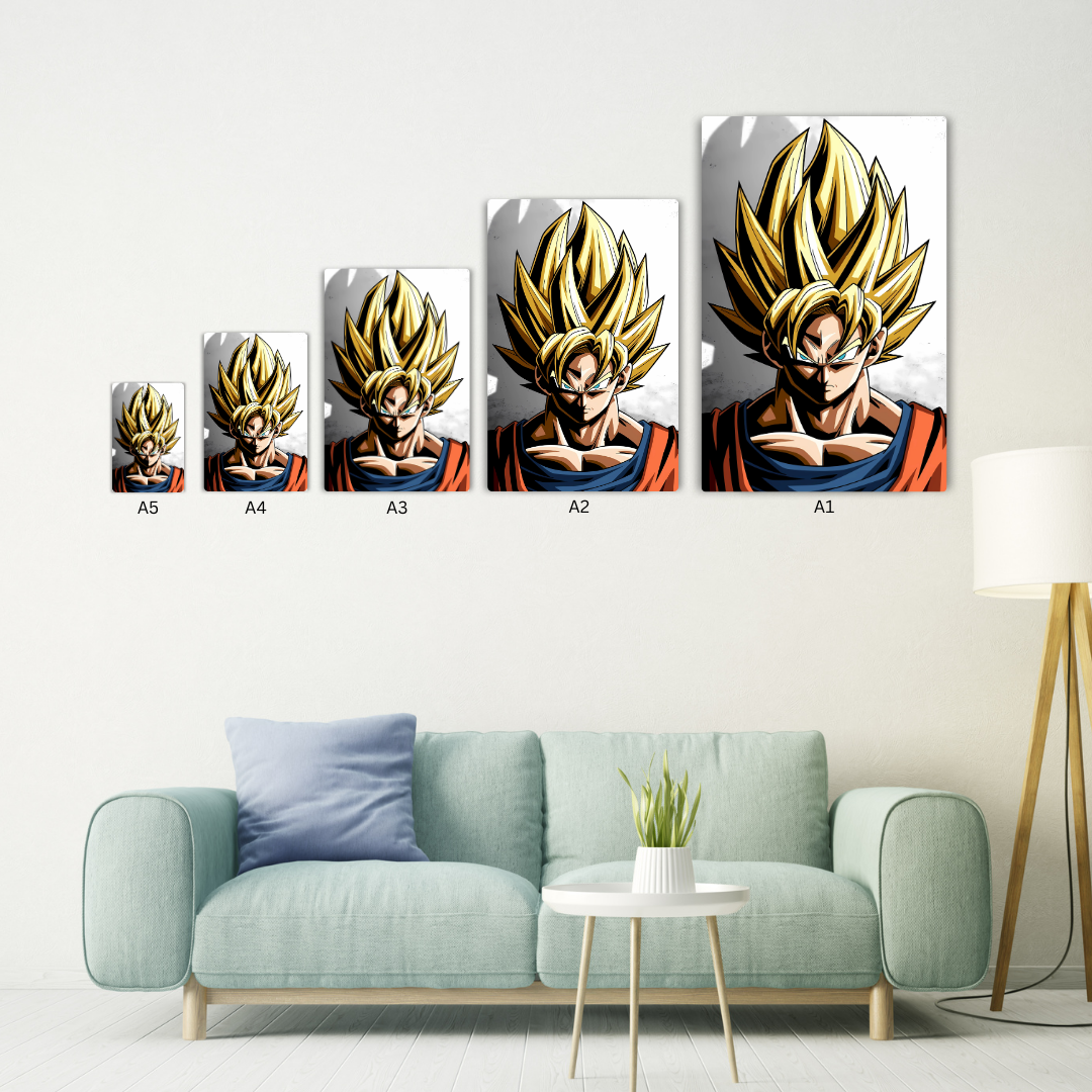 Goku Super Saiyan Metal Poster