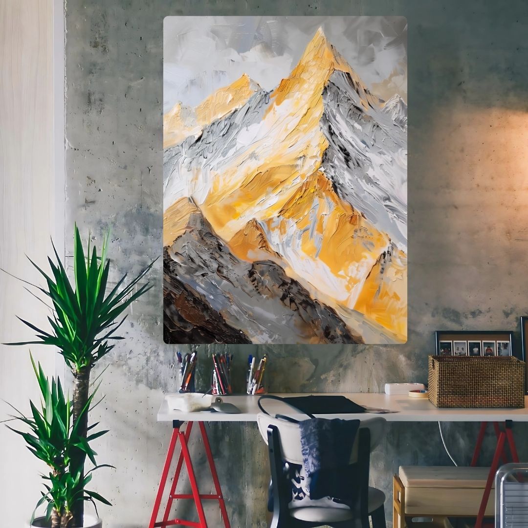 The Majestic Mountains Metal Poster