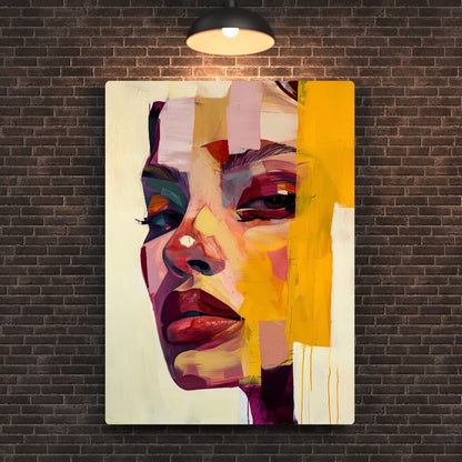 Fragmented Beauty Metal Poster
