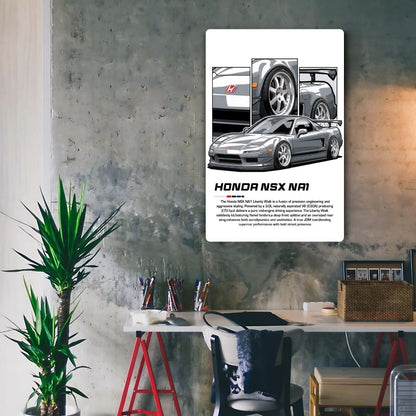 Honda NSX NA1 Metal Poster