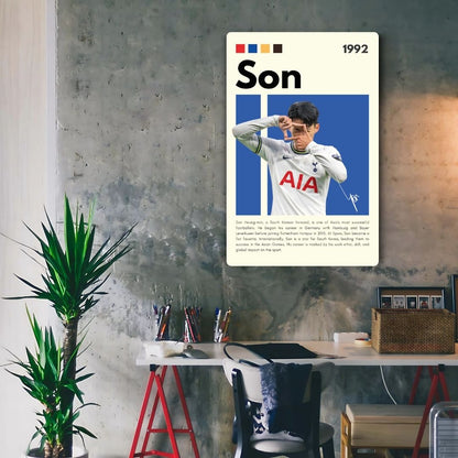 Son Heung-min Metal Poster