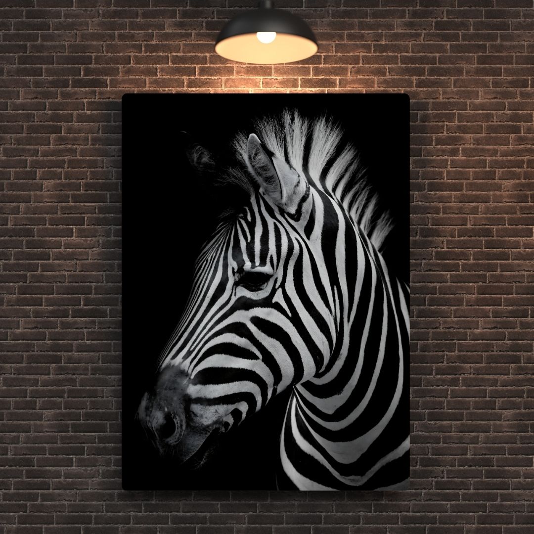 Zebra Metal Poster