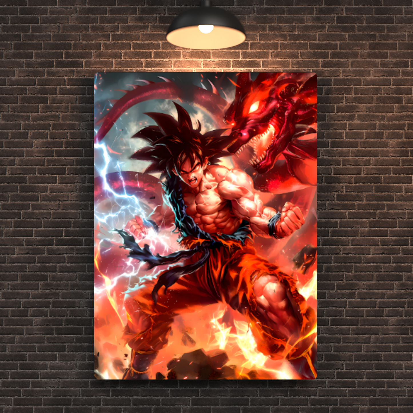 Son Goku Metal Poster