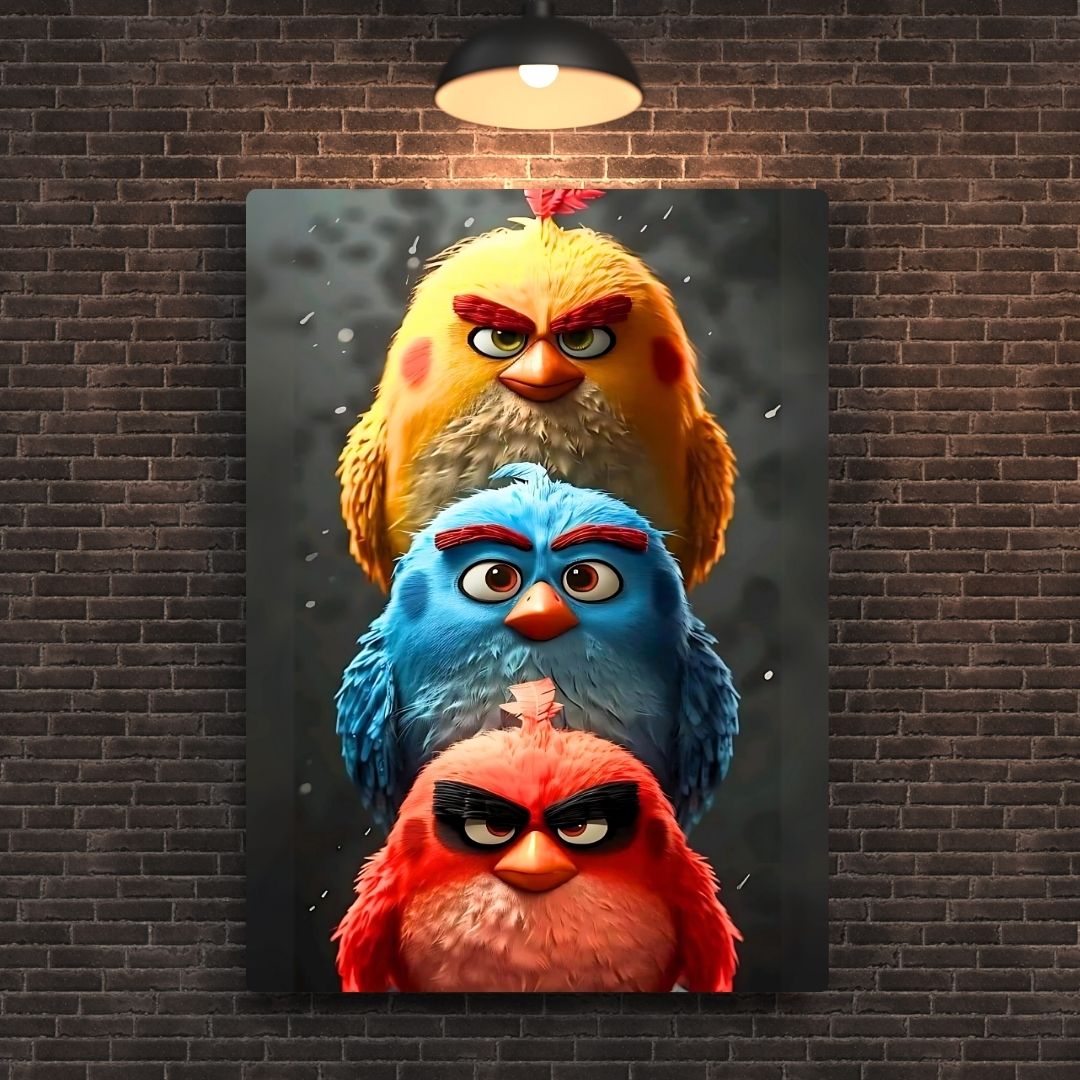 Angry Birds Metal Poster