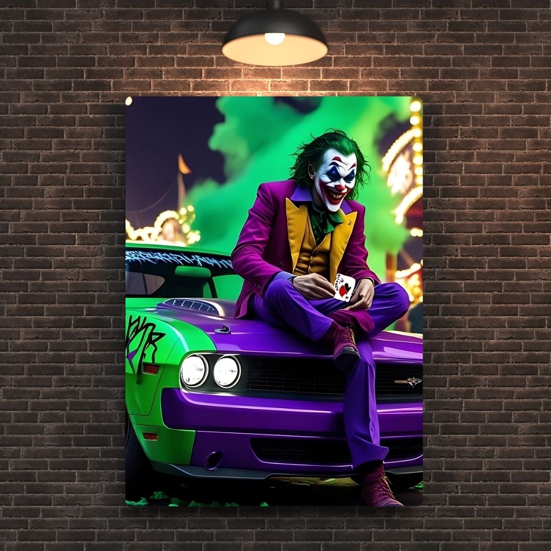Joker - Why So Serious Metal Poster