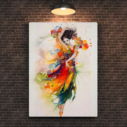 Chromatic Dance Metal Poster