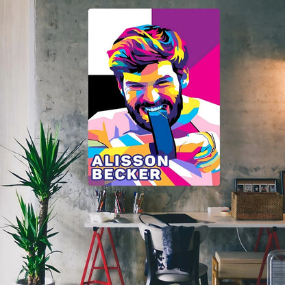 Alisson Becker Metal Poster