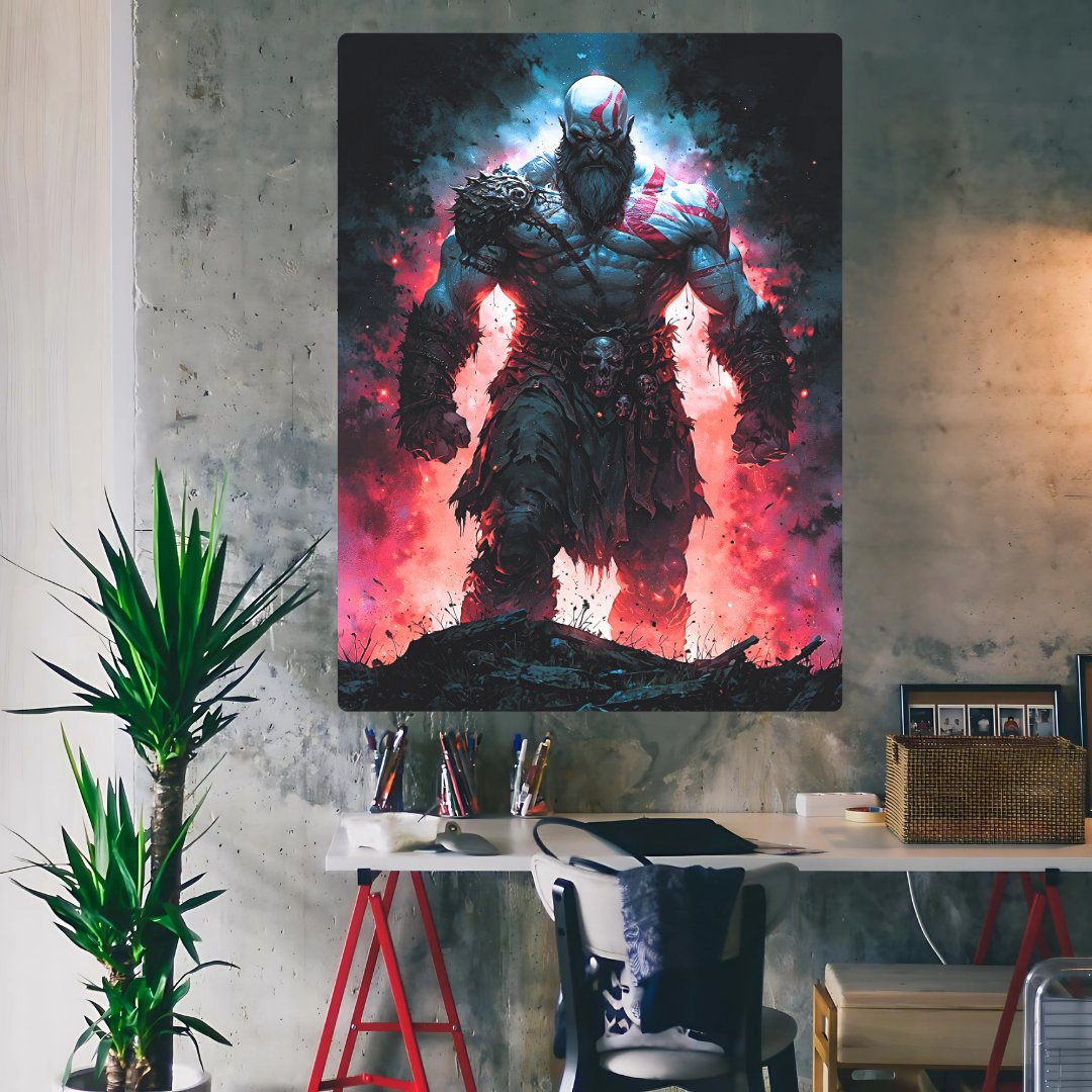 Ghost of Sparta's Fury Metal Poster
