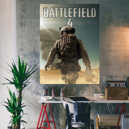 Battel Field IV Metal Poster