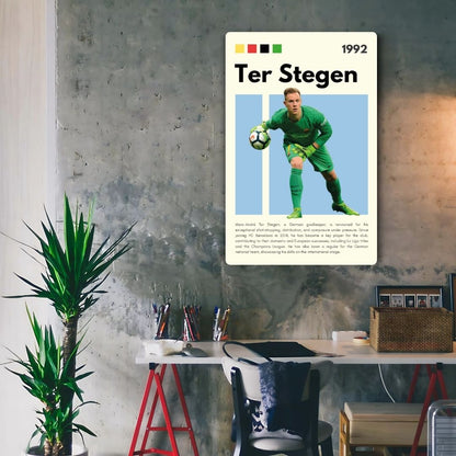 Marc-André ter Stegen Metal Poster