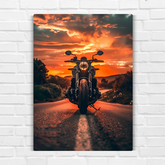 Journey Begins Here Metal Poster