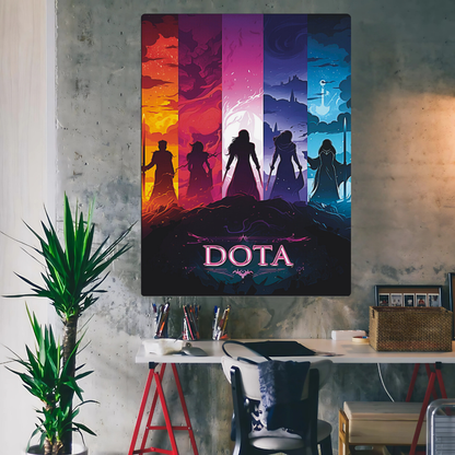 Dota Metal Poster