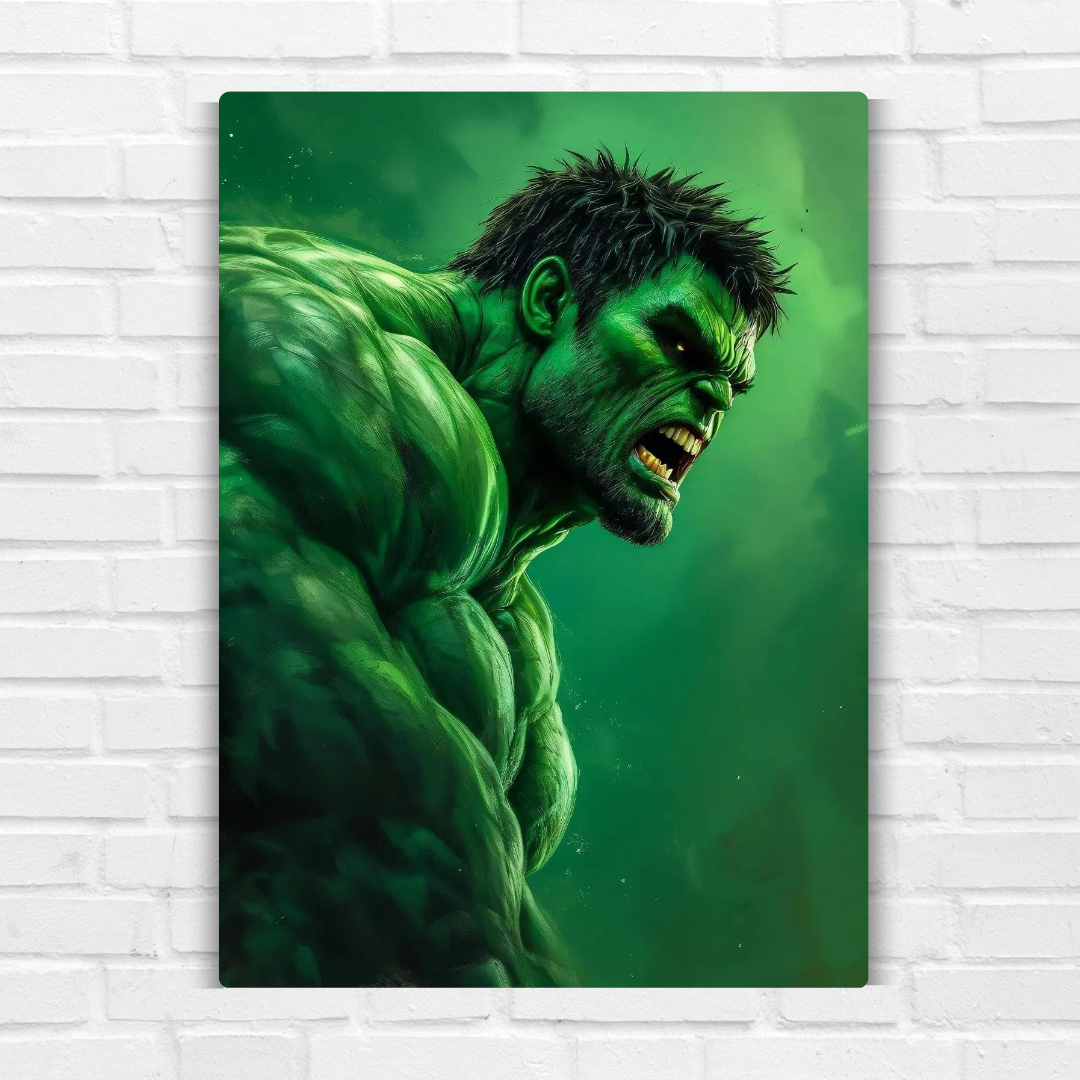 Hulk Metal Poster