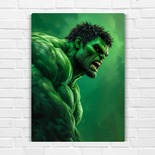 Hulk Metal Poster