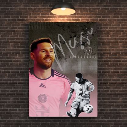 Lionel Messi Metal Poster