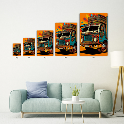 Truck Art Metal Poster