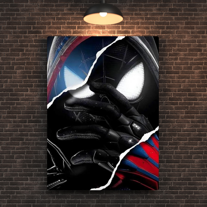 Masked Duality Metal Poster