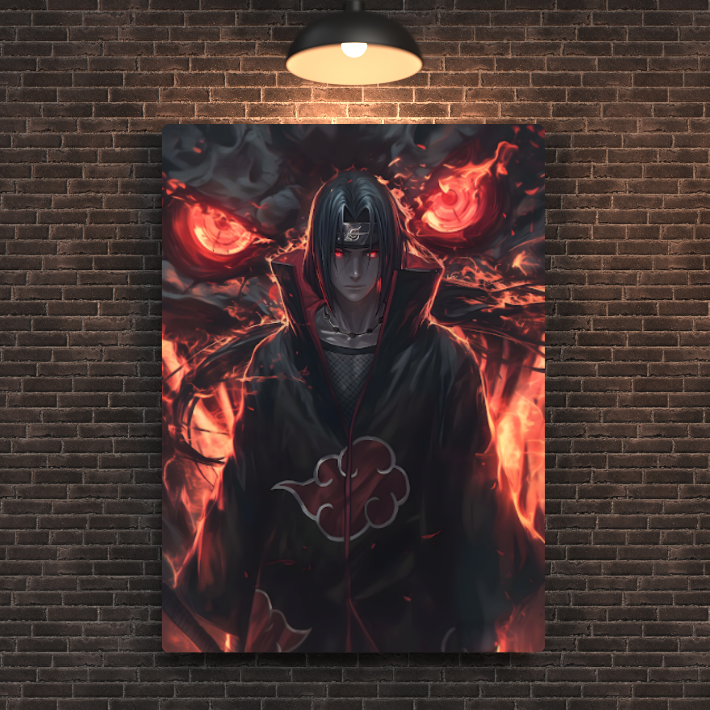 Itachi's Dragon Summons Metal Poster