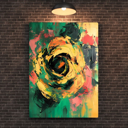 Floral Painting Metal Poster