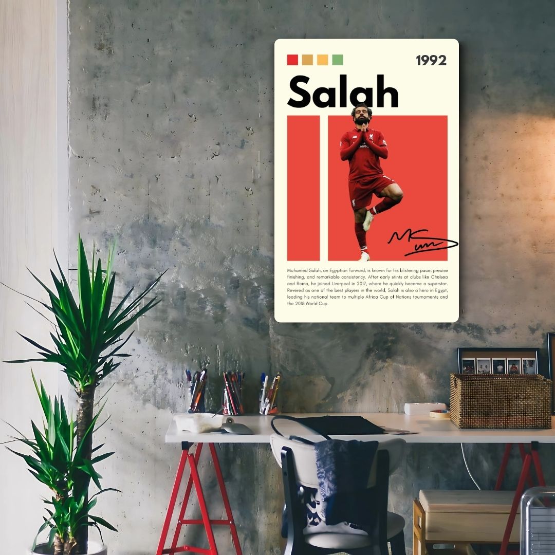 Salah Metal Poster