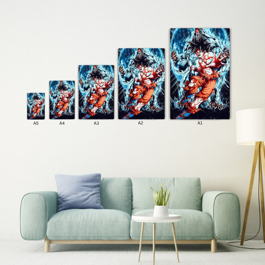 Goku Primal Instinct Metal Poster