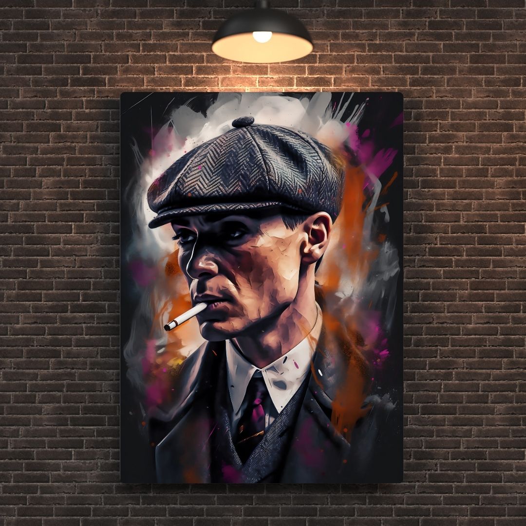 Tommy Shelby Metal Poster