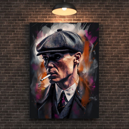 Tommy Shelby Metal Poster