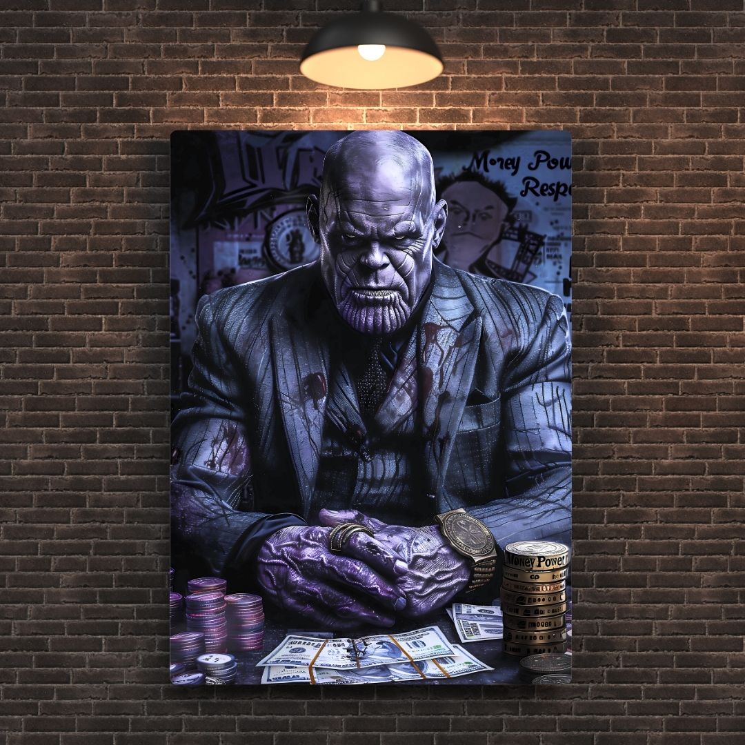 Thanos Metal Poster