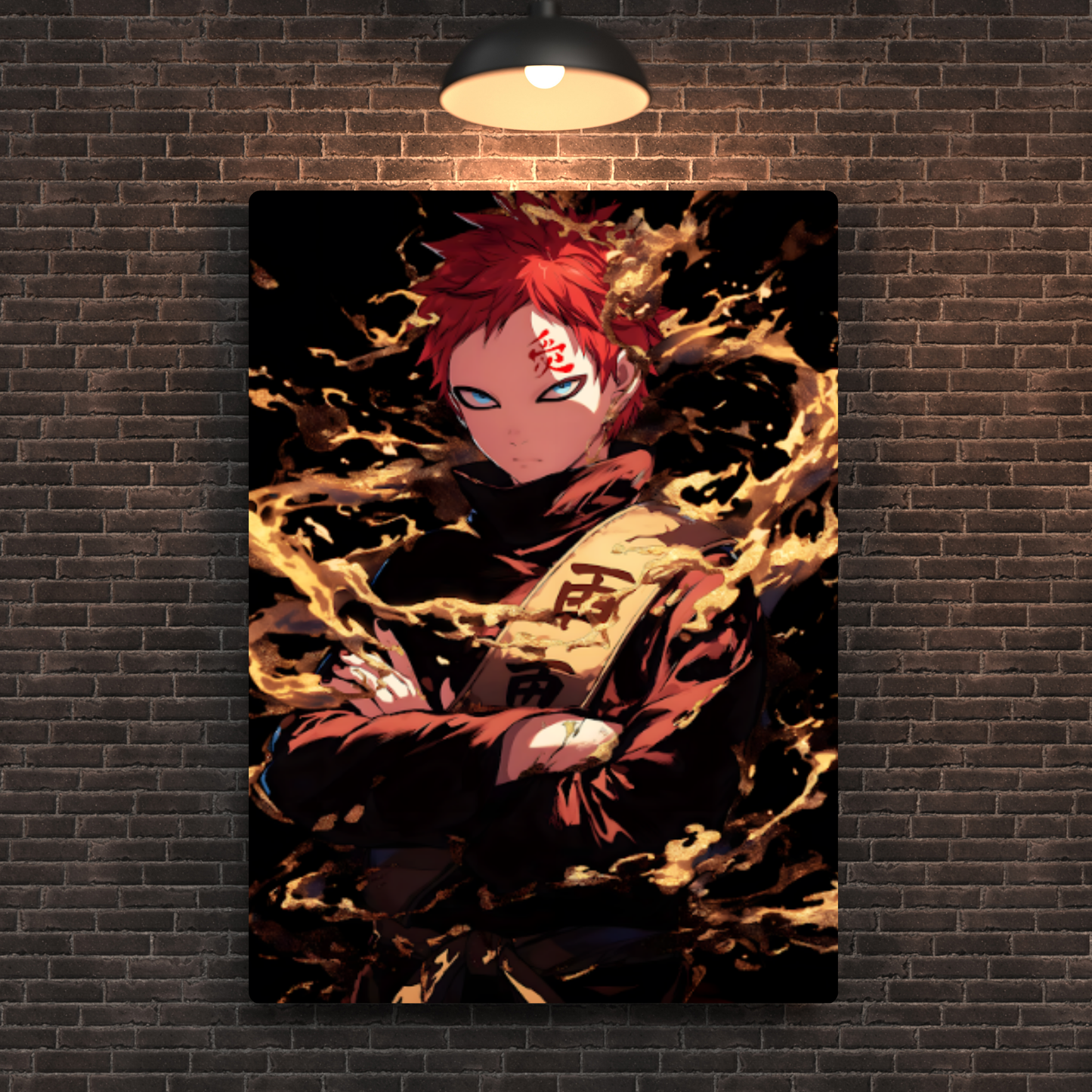 Gaara Metal Poster