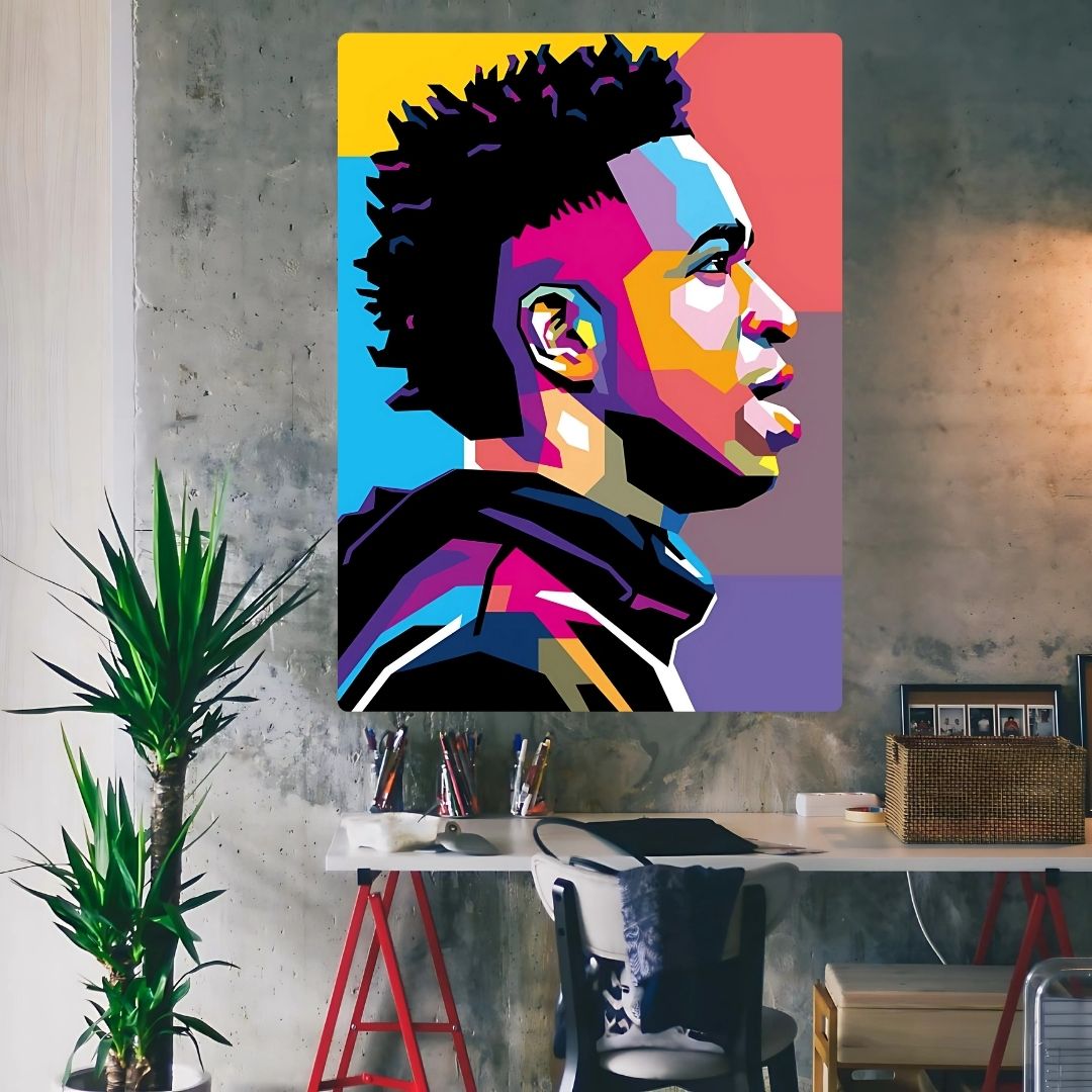 Vini Jr. Metal Poster
