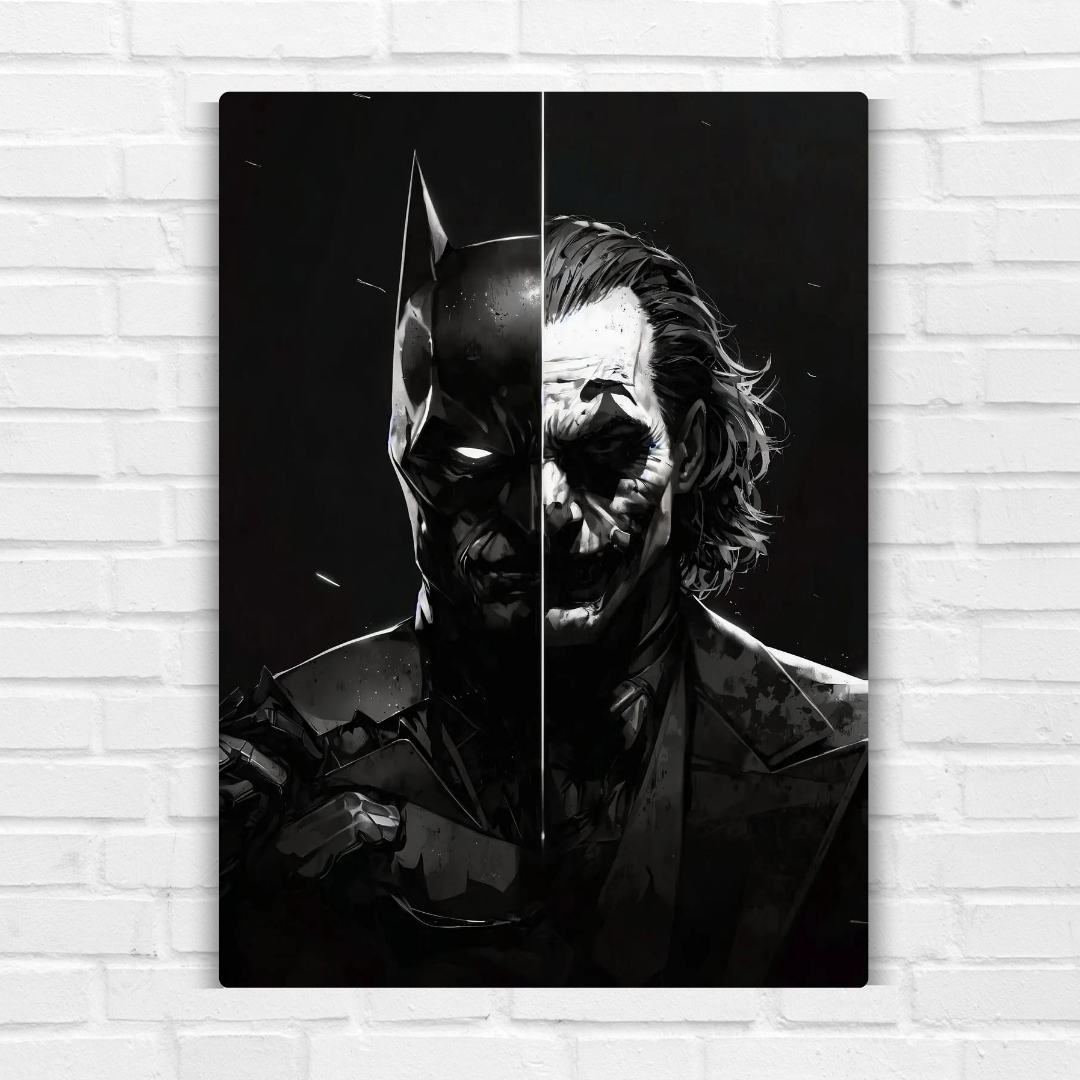 Batman x Joker Metal Poster