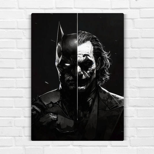 Batman x Joker Metal Poster
