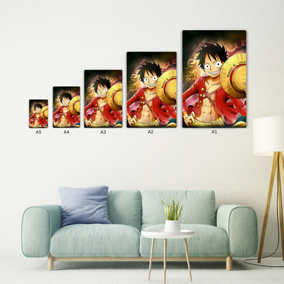 Straw Hat Captain – Luffy Metal Poster