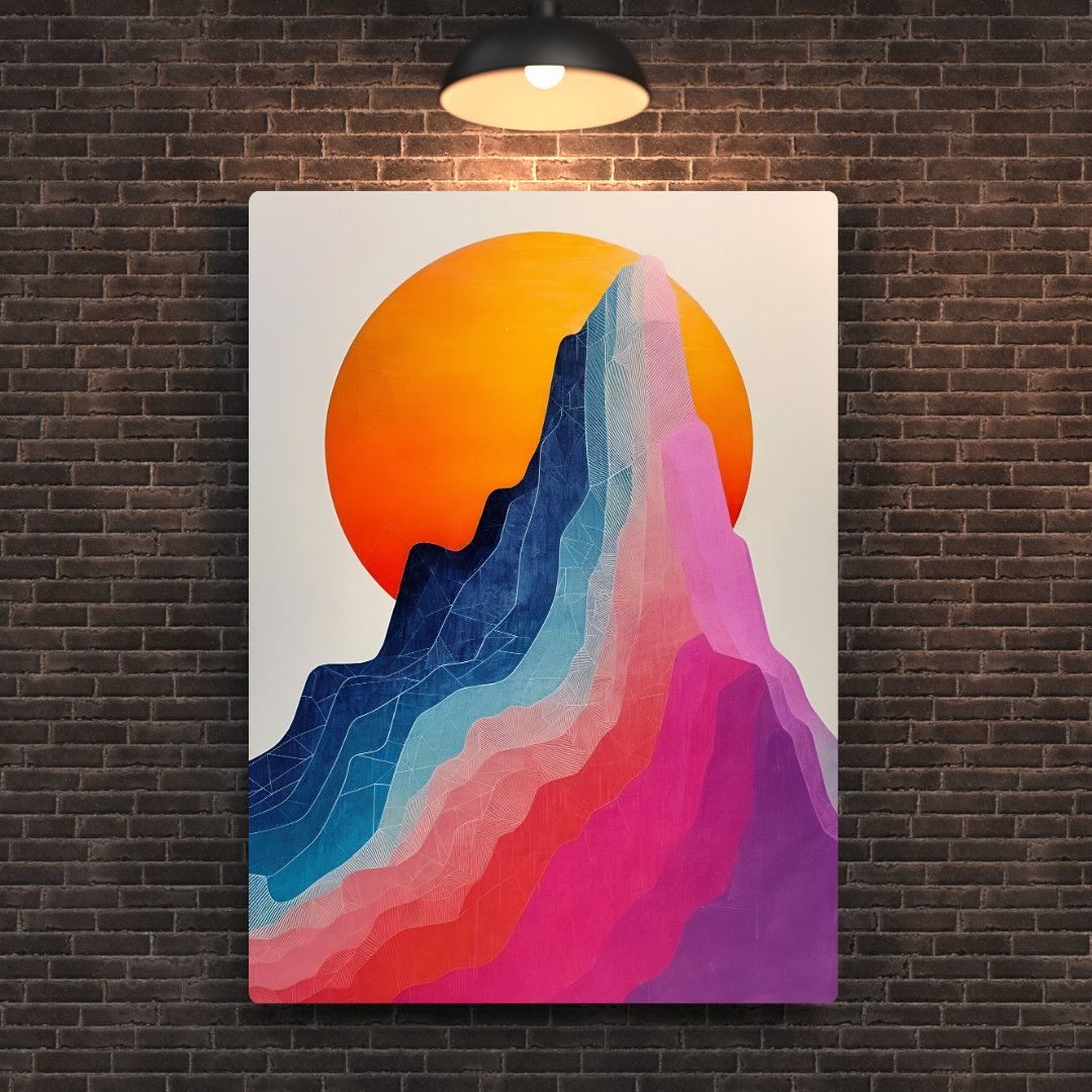 Sunset Metal Poster