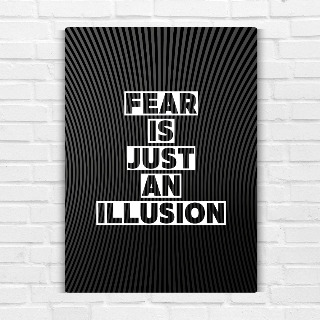 Illusion Metal Poster