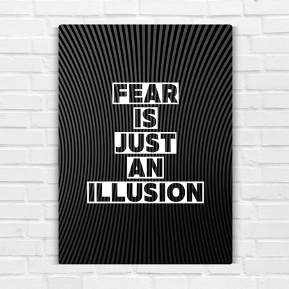 Illusion Metal Poster
