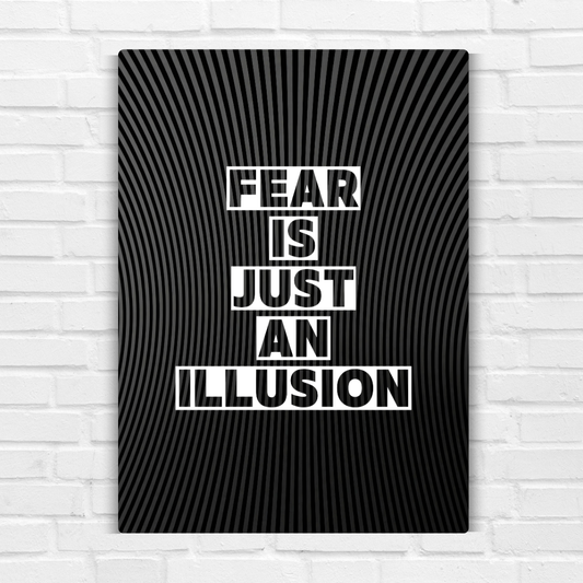 Illusion Metal Poster