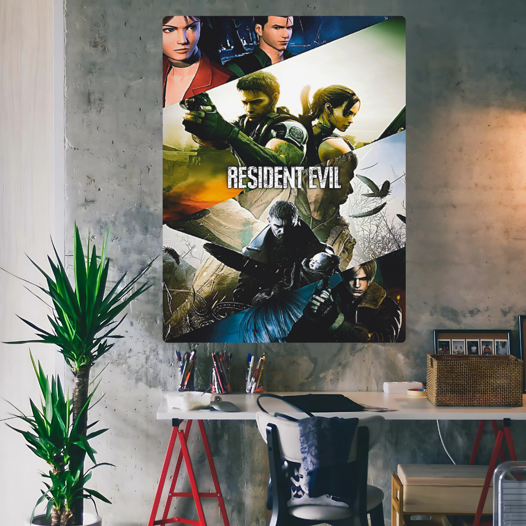 Resident Evil Metal Poster