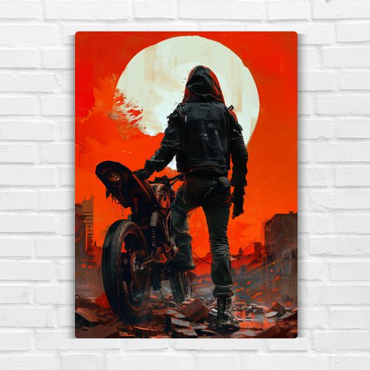 The Last Ride Metal Poster