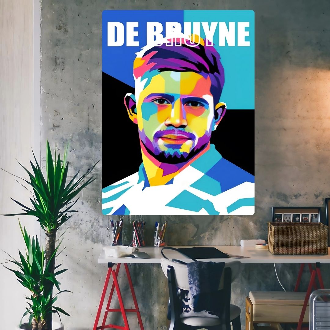 De Bruyne Metal Poster