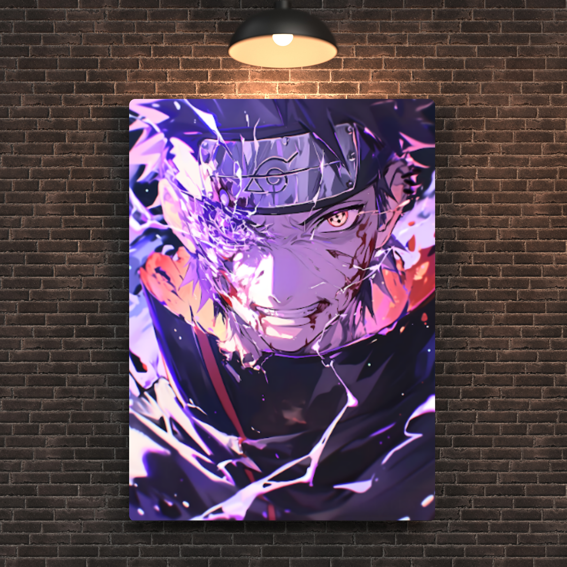 Amaterasu Itachi Metal Poster