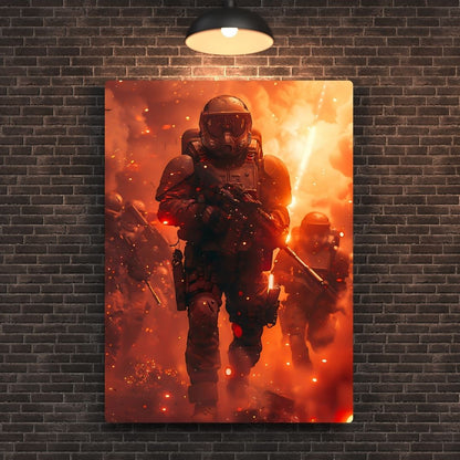 Warborn Metal Poster