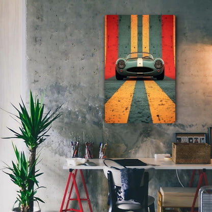 Aston Martin DBR1 Metal Poster