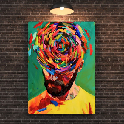Whirlwind Mind Metal Poster
