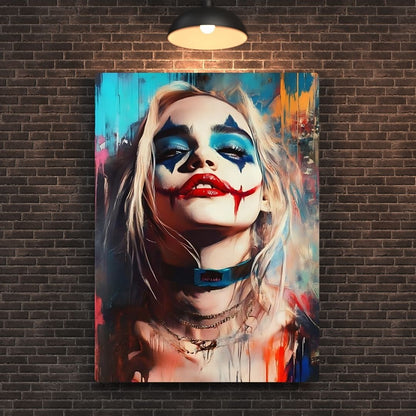 Harley's Gaze Metal Poster